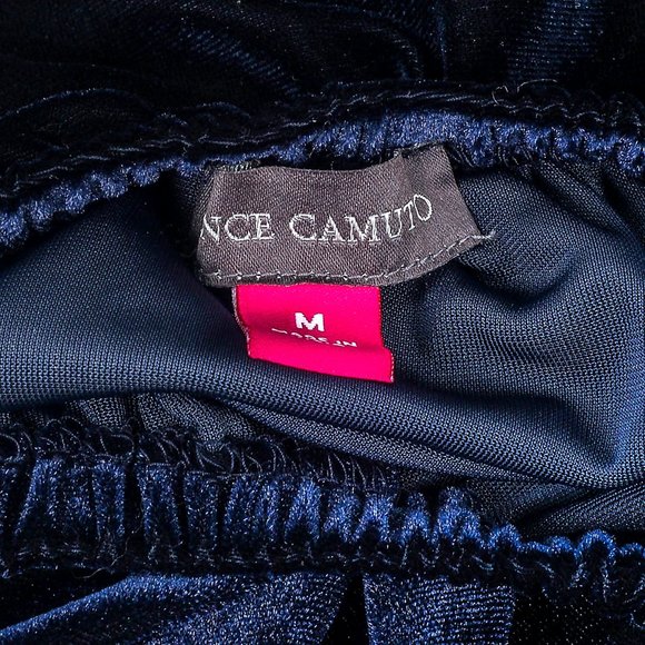 NWT Classic Navy Off-Shoulder Puff-Sleeve Top - M - Picture 6 of 6